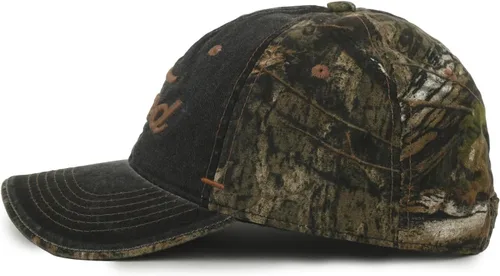 Vista 7 de Ford - Gorra de béisbol negra con diseño de camuflaje de Mossy Oak Country