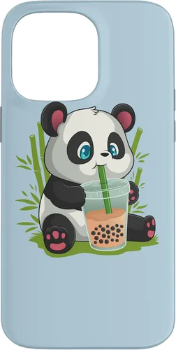 Vista 21 de Kawaii Cute Anime Panda Otaku Japanese Bubble Boba Case for iPhone 17
