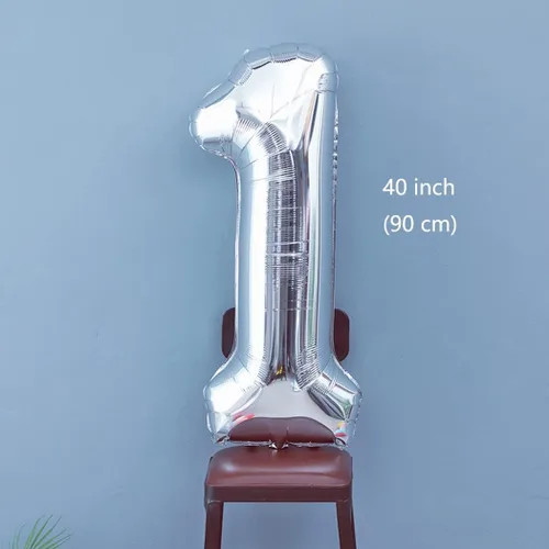 Vista 6 de Juego de decoraciones de fiesta de cumpleaños número 14 para niñas, niños, mujeres y hombres, pancarta de letras negras de feliz cumpleaños, globos