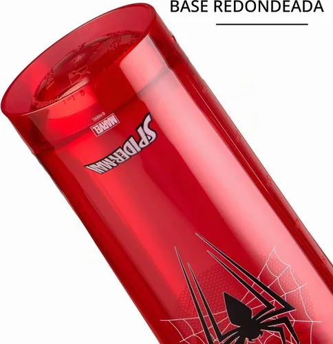 Vista 3 de BlenderBottle - Botella agitadora Pro Series Marvel perfecta para batidos de proteínas y preentrenamiento, 28 onzas, Capitán Marvel