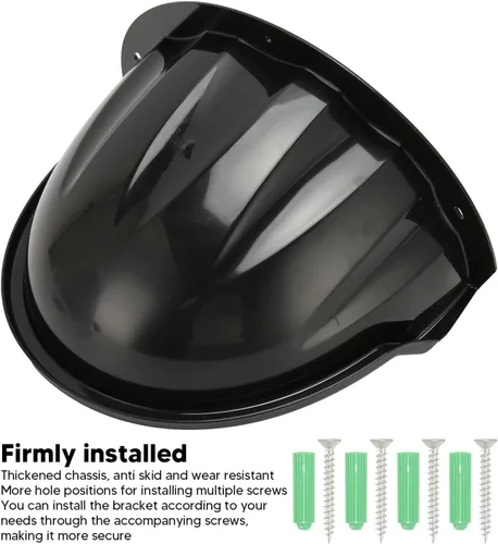 Vista 3 de Protector universal para cámara de lluvia, protección de cámara de seguridad, compatible con Hikvision/Nest/Ring/Arlo/Dome/Bullet (1 unidad negra)
