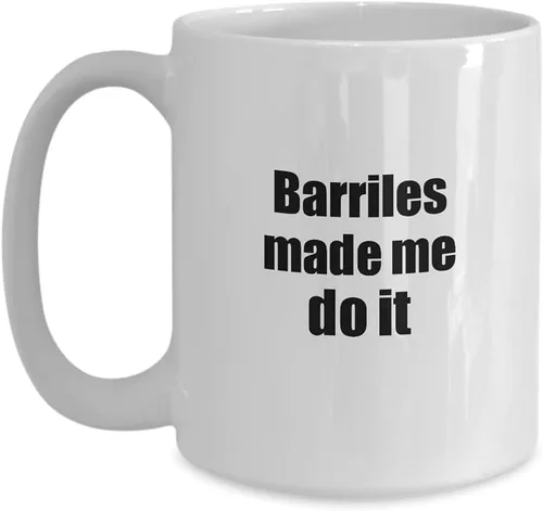 Vista 9 de EzGift Funny Barriles Mug Made Me Do It Musician Gift Quote Gag Coffee Tea Cup 11 oz