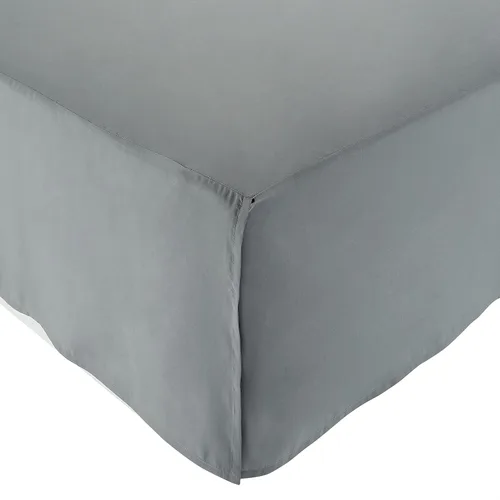 Vista 25 de Amazon Basics Falda de cama plisada ligera, individual, blanco brillante, sólido, (paquete de 8)