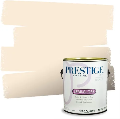 Vista 103 de PRESTIGE Pintura exterior e imprimación en uno, bronceado Aberdeen, plano, 1 galón