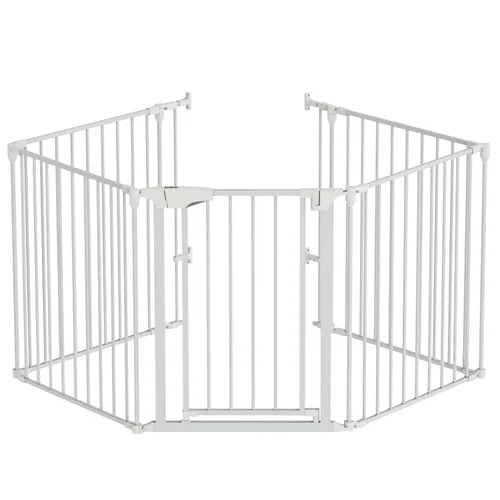 Vista 8 de Bonnlo Extensión de Puerta Alta de Un Panel, Negro