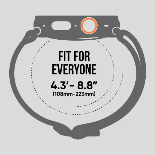 Vista 7 de Suitisbest Correa deportiva para Apple Watch Ultra 3/Ultra 2/Ultra Band de 1.929 in, 1.772 in, 1.811 in, 1.732 in, 1.654 in, correa de repuesto