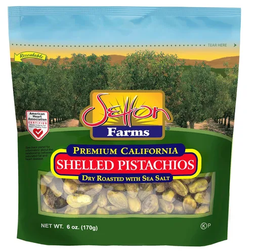 Vista 18 de Pistachos sazonados sin cáscara, sabor alitas de búfalo, bolsas de 2.5 onzas, paquete de 8, Kosher