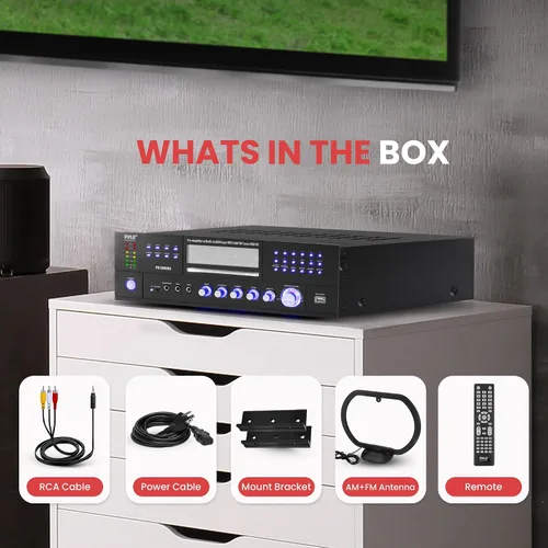 Vista 7 de Amplificador de potencia Bluetooth inalámbrico de 4 canales
