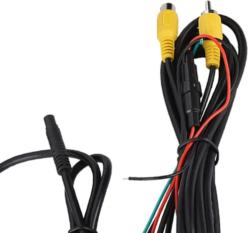 Vista 2 de 7 pulgadas espejo retrovisor del coche pantalla de respaldo de la cámara con interfaz AV para todos los vehículos