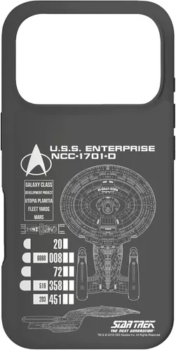 Vista 30 de Star Trek: The Next Generation U.S.S. Enterprise NCC-1701-0 Case for iPhone 17