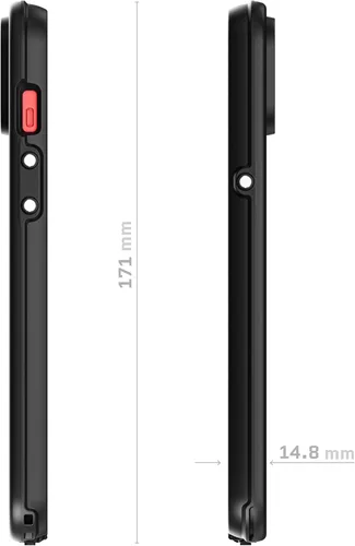 Vista 9 de Ghostek NAUTICAL funda delgada para iPhone 14 Plus a prueba de golpes impermeable con protector de pantalla y imán MagSafe con carga inalámbrica