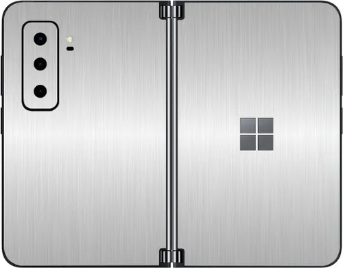 Vista 55 de SopiGuard Skin para Microsoft Surface Duo 2 2ª generación de borde a borde de paneles delanteros y traseros de vinilo (piedra de ladrillo)