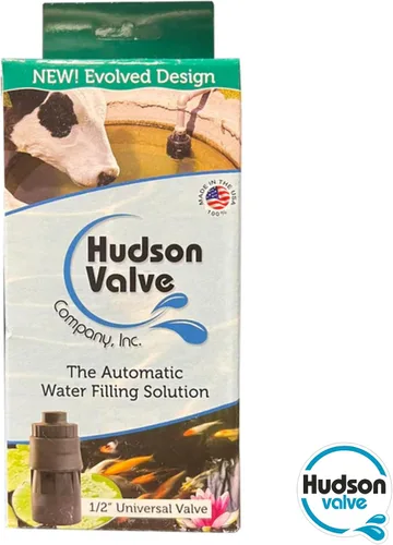Vista 4 de Hudson Valve Válvula de flotador de agua automática autónoma de 1/2 pulgada VSG Uso para llenado automático de estanques, tanques de ganado