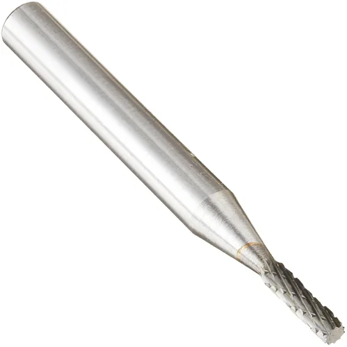 Vista 101 de Drill America SA-1 Rebaba de carburo/lima giratoria cilíndrica de doble corte para amoladora de troquel de 1/4" de diámetro x 5/8" de longitud