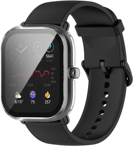 Vista 7 de Protector de pantalla compatible con Amazfit GTS 2 Mini, accesorios para relojes inteligentes, fundas TenCloud resistentes a los arañazos, cubierta
