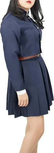 Vista 7 de Disfraz de anime para Kugisaki Nobara Jujutsu Kaisen Fans Cosplay Uniforme Halloween Mujeres Faldas Conjunto completo