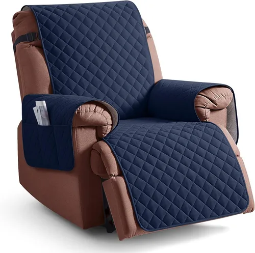 Vista 29 de KinCam Funda 100% impermeable para silla reclinable, fundas de sofá reclinable para mascotas, perros, funda de sofá reclinable, protector de muebles