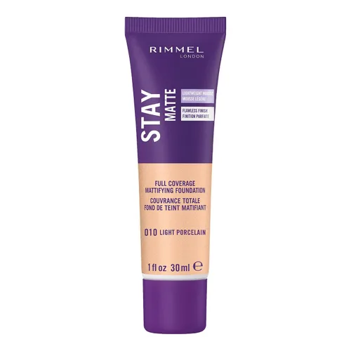 Vista 18 de 3 x Rimmel London Stay Matte - Base líquida mousse mate 30ml - 201 Beige clásico
