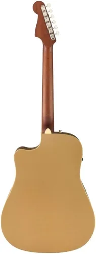 Vista 7 de Fender Redondo Player - Guitarra acústica, con garantía de 2 años, bronce satinado, diapasón de nogal