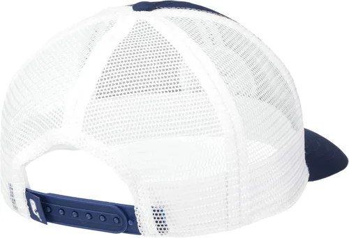 Vista 2 de vineyard vines Gorro de camionero Whale Dot Performance para hombre, azul (Blue Blazer)