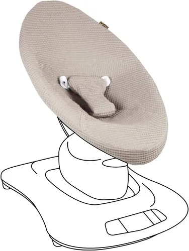 Vista 13 de UKJE Funda protectora para bebé compatible con MamaRoo 4 Old Model Before 2022 de 4moms, suave y lavable para columpio de bebé, se adapta a Mama Roo