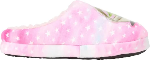 Vista 3 de Disney Pantuflas de Star Wars para niña Mandalorian Baby Yoda - Pantuflas mullidas, suela antideslizante (niña 11-5)