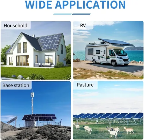 Vista 7 de 40A Controlador de Carga de Panel Solar MPPT, Regulador de Batería Solar 12v 24v 36v 48v auto máx 150v Entrada PV, adecuado para Batería de Litio