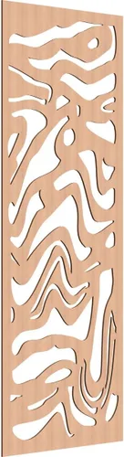Vista 68 de 9 3/8"W x 24 3/8"H x 1/4"T Northfield Decorativos Paneles de Pared de Madera Calado, Abedul