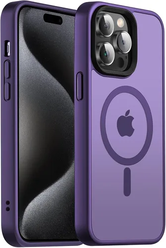 Vista 92 de Funda magnética para iPhone Air con protector de lente de cámara, protección grado militar de 10 pies, compatible con funda MagSafe Slim para iPhone