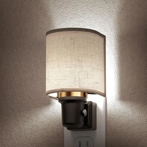 Vista 16 de L LOHAS LED Las luces nocturnas se enchufan a la pared, enchufe en la luz Beige-3000K