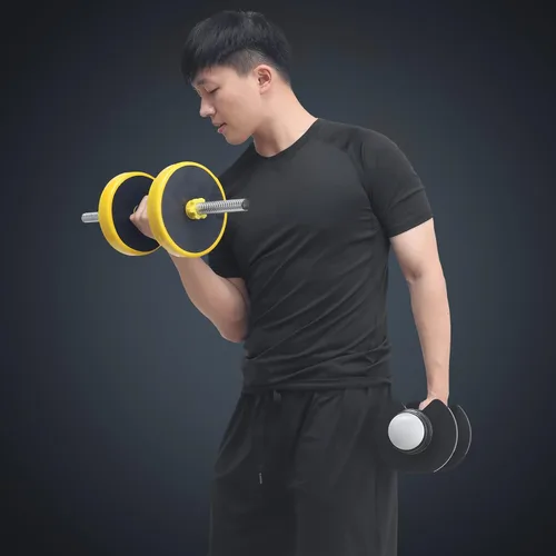 Vista 4 de JULY'S SONG Conjunto de entrenamiento de compresión para hombre, 5 piezas, secado rápido, pantalones cortos, mallas, chaqueta para gimnasio