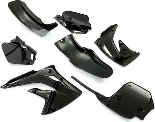 Vista 3 de HECASA Compatible con Honda CR85R 2003-2007 Kit completo de plástico de repuesto (negro)