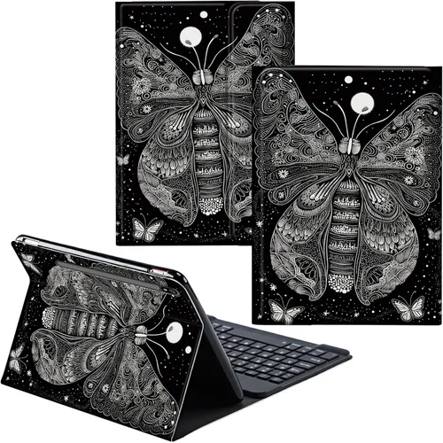Vista 48 de Para Samsung Galaxy Tab S6 Lite Funda 2022/2020 Teclado Inalámbrico Desmontable Y Cubierta De Soporte De Cuero PU Funda Protectora Para Samsung