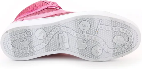Vista 2 de Pastry Pop Tart Glitter High Top Tenis y zapatos de baile para mujer