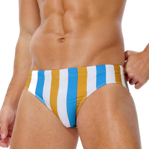 Vista 11 de AIMPACT Traje de baño de secado rápido de los hombres impresos con cordón