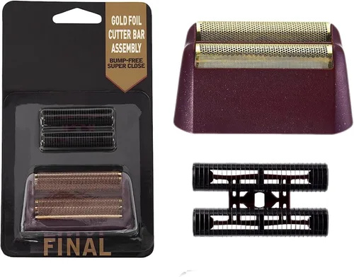Vista 11 de Cabezales de repuesto para afeitado compatibles con Wahl 7031-100/7043-100 Foil&Cutter Paquete de 2 cuchillas de repuesto rojas de aluminio serie