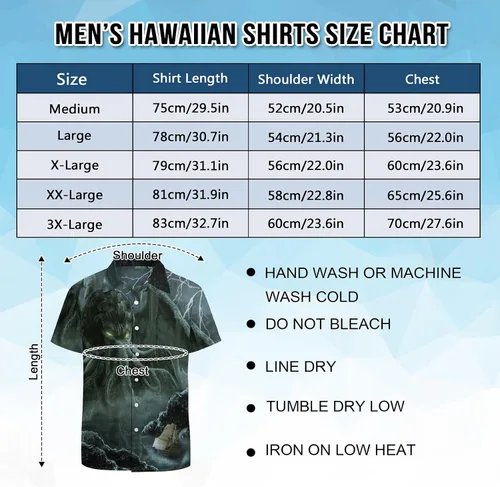 Vista 2 de Socira Camisas con botones para hombre, transpirables, de manga corta, hawaianas, divertidas camisas de playa Aloha, camisetas hawaianas de verano