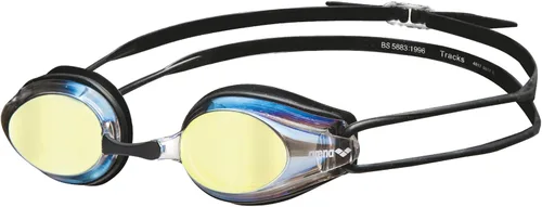 Vista 23 de Arena Tracks Gafas de natación unisex para adultos esenciales para carreras competitivas de natación, aprobadas por FINA, con lente antiniebla