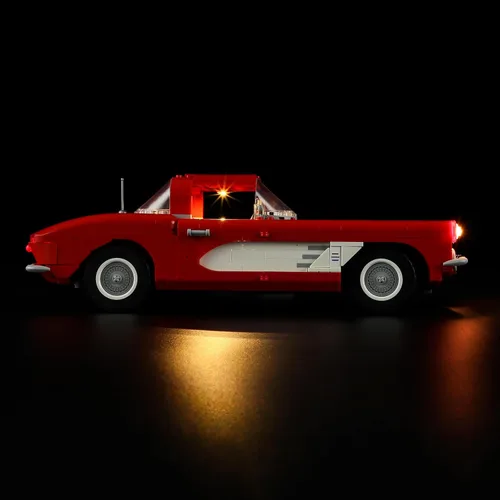 Vista 5 de Lightailing Luz para Lego- 10321 Corvette 1961 Kit de iluminación LED compatible con el modelo de bloques de construcción Lego NO incluido