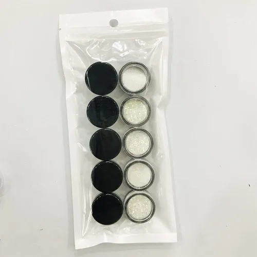 Vista 2 de PrettyG Juego de 10 cajas de purpurina en polvo que cambia de color UV – Festival Rave Maquillaje de Belleza Cara Cuerpo Arte Decoración UV-10C
