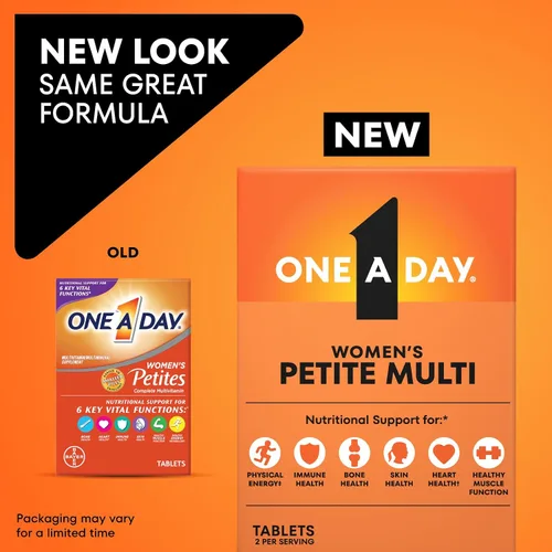 Vista 2 de Multivitamínico completo One-A-Day Women's Petites, 160 unidades, BAYER579086, 1, 1