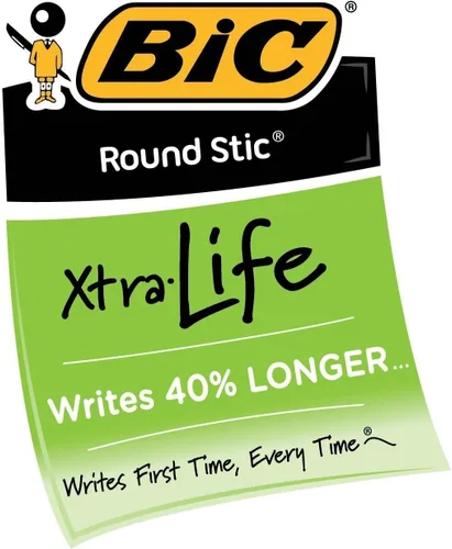 Vista 3 de BIC Corporation Round Stic Pen GSM11-BE por BIC