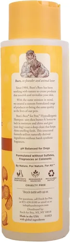 Vista 10 de Burts Bees for Pets Champú hipoalergénico para perros, manteca de karité