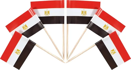 Vista 39 de QQSD Bandera de Albania palillo de dientes Albania Pequeña Bandera para cupcakes, 100