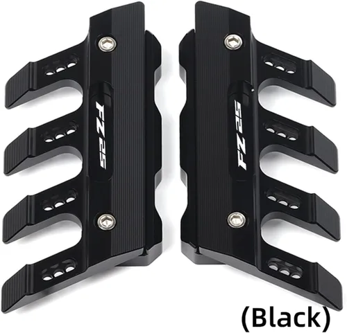 Vista 2 de Protectores de horquilla delantera de motocicleta, guardabarros lateral, guardabarros deslizantes para Yamaha FZ25 FZ-25 FZ 25 Accesorios Negro