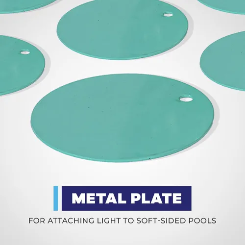 Vista 6 de Game Luces de piscina: 12 colores, 4 modos, fácil de instalar, control remoto, utiliza 3 pilas AAA, para piscinas sobre el suelo