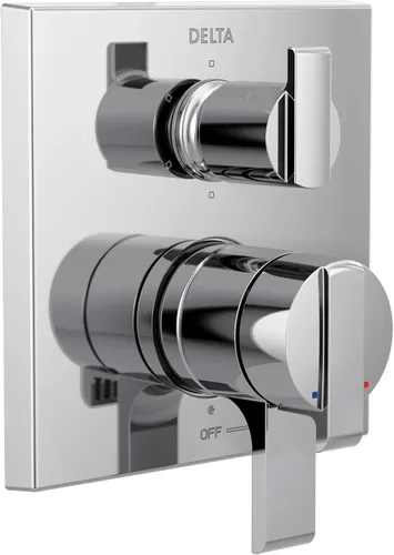 Vista 11 de Delta Faucet Ara 17 Series - Kit de moldura de válvula desviadora integrada de 6 ajustes, kit de moldura de válvula desviadora dorada, kit de Bronce