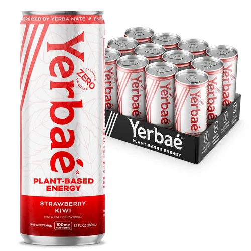 Vista 29 de Yerbae - Agua espumosa mejorada (12 unidades) Energy Yerba Mate 340 ml, lata