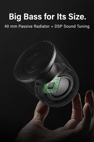 Vista 6 de FUNLOGY Portable Mini2 Bluetooth Speaker, Wireless Portable Speaker with Deep Bass, IPX7 Waterproof, TWS Stereo Pairing, Built-in Mic, Small Speaker