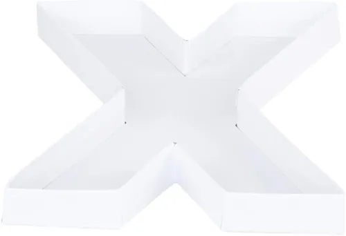 Vista 31 de WENPACK 8" Pequeños Recortes de Letra de Cartón Rellenables en Forma de Papel Maché Cortados en Forma de Letra, Bandeja para Dulces, Envase